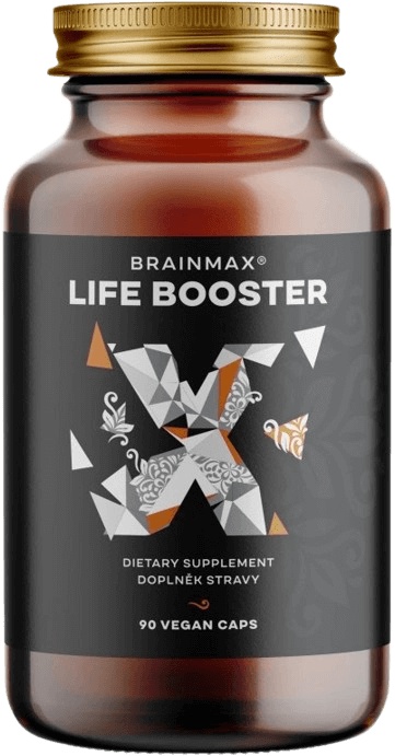 BrainMax Life Booster, 90 rostlinných kapslí
