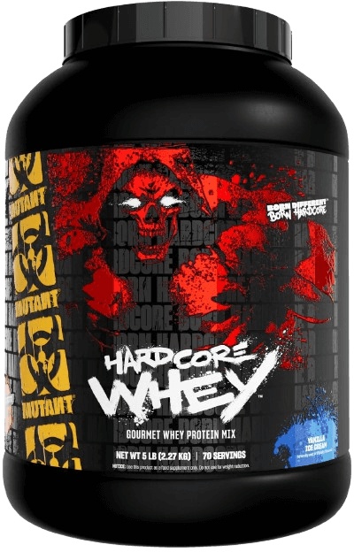 Mutant Hardcore Whey 2270 g - vanilka