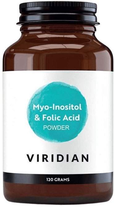 Viridian Myo-Inositol & Folic Acid (Myo-Inositol s kyselinou listovou) 120 g