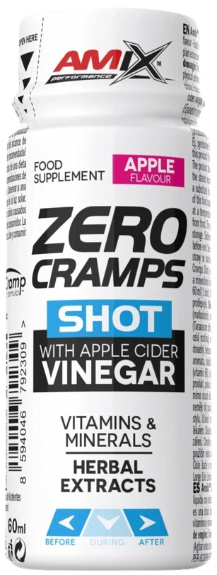 Amix Zero Cramps Shot 60 ml - jablko