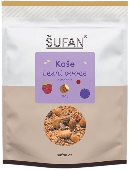 Šufan Kaše 250 g - lesní ovoce/ mandle