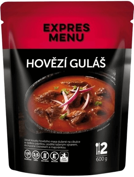 Hovězí guláš EXPRES MENU (2 porce)