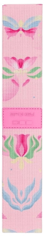 Spokey THE BLOOM BAND Posilovací textilní guma - medium