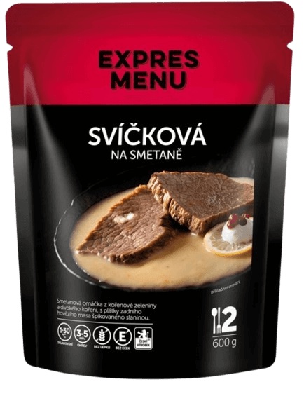 Svíčková na smetaně EXPRES MENU (2 porce)
