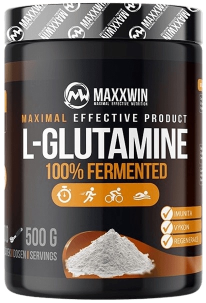 MAXXWIN L-Glutamine 100% Fermented 500 g - bez příchuti