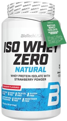 BiotechUSA Iso Whey Zero Natural 908 g - jahoda