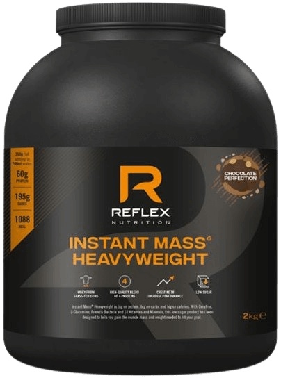 Reflex Nutrition Reflex Instant Mass Heavy Weight Čokoláda, 2 kg Varianta: Instant Mass Heavy Weight 2kg čokoláda arašídové máslo
