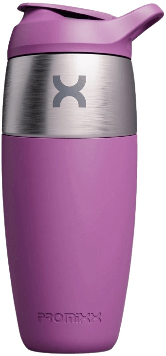 PROMiXX Pursuit Stainless Steel šejkr 950 ml - aubergine