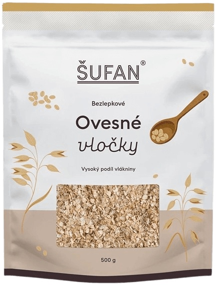 Šufan Bezlepkové ovesné vločky 500 g