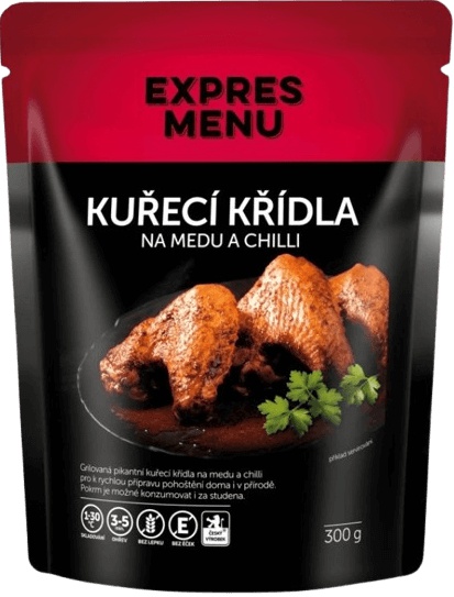 Expres menu Kuřecí křídla na medu a chilli 300g
