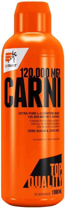 Extrifit Carni Liquid 120000 mg 1000 ml - malina