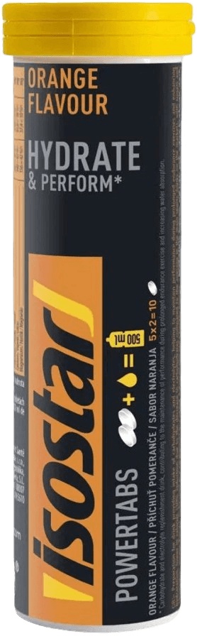 ISOSTAR Powertabs 120 g, tuba, 10 tablet pomeranč