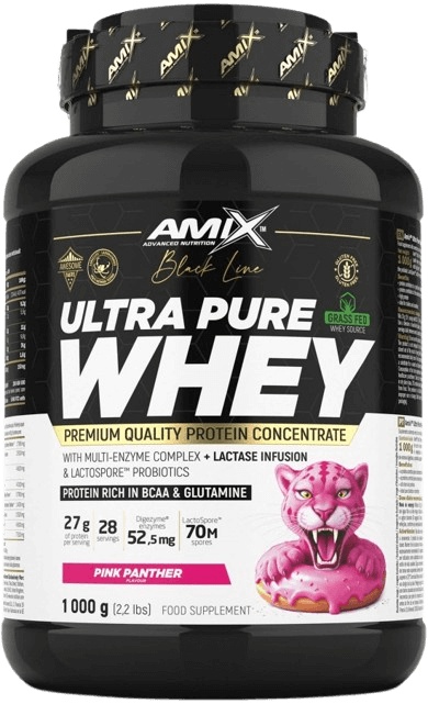 Amix Black Line Ultra Pure Whey Protein 1000 g - milky white chocolate