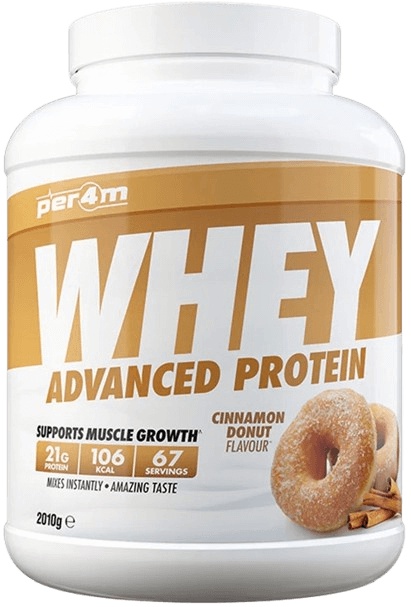 Per4m Whey Protein 2010 g - skořicový donut