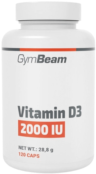 GYMBEAM Vitamín D3 2000 IU 60 tablet