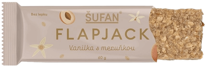 Šufan Flapjack 60 g - vanilka/ meruňka