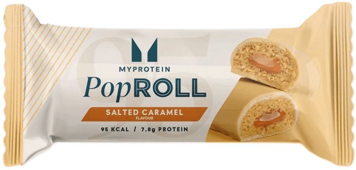 MyProtein Pop Roll Bar, 27 g Příchuť: Salted Caramel