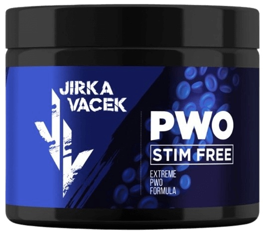Fitness007 PWO Stim Free Jirka Vacek 480 g - červené lesní plody