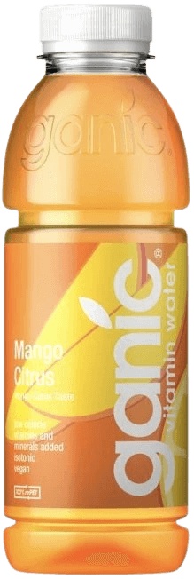 Ganic Vitamínová voda 500 ml - mango/ citrus