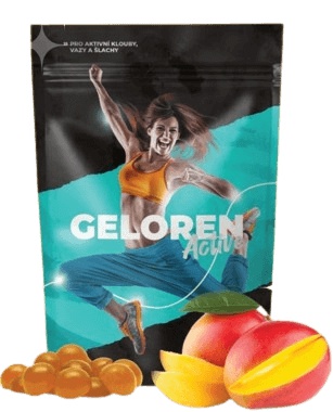 Geloren Active 90 želé tablet - mango