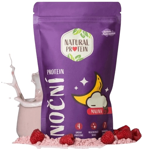 Natural Protein Noční protein 350 g - banán