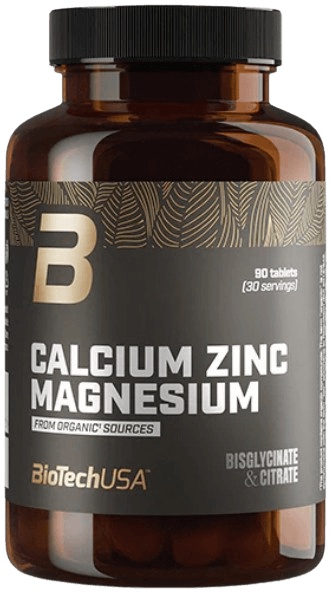Biotech USA BioTechUSA Calcium Zinc Magnesium from organic sources - 90 tablet