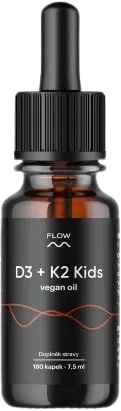 Flow D3 + K2 Kids Vegan Oil 7,5 ml