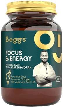 BEGGS Focus and Energy by Marek Dvorak 60 kapslí