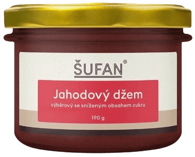 Šufan ovocný džem 190 g - jahoda