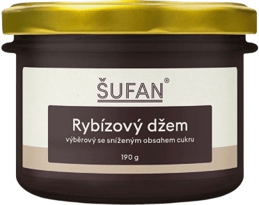 Šufan ovocný džem 190 g - rybíz