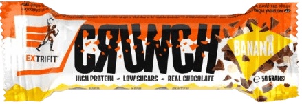 Extrifit Protein Bar Crunch 50 g - banán