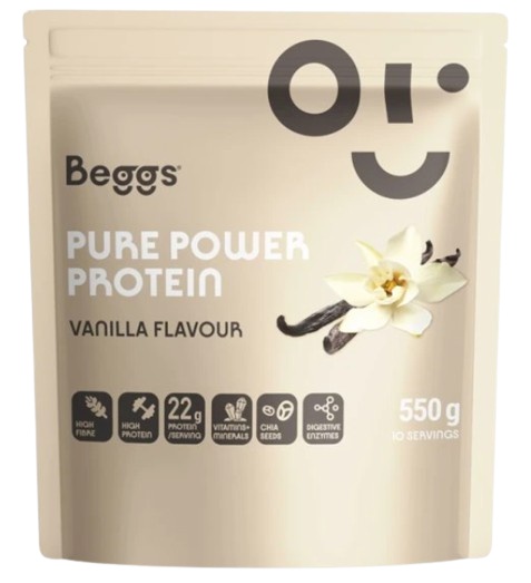 Beggs Pure Power Protein vanilla 550 g