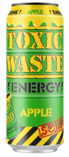 Toxic Waste energetický nápoj - jablko