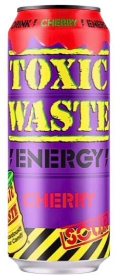 Toxic Waste energetický nápoj - cherry