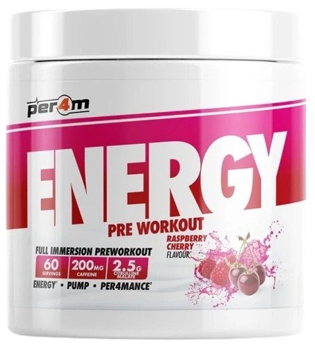 Per4m Energy Pre-Workout 390 g - Raspberry Cherry