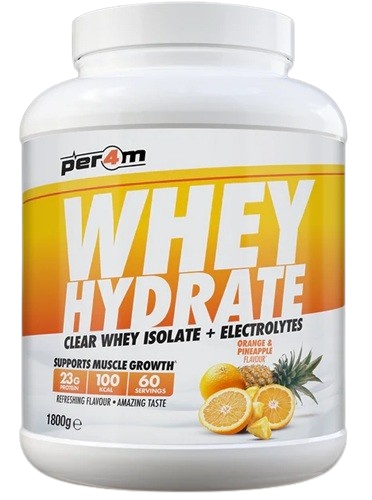 Per4m Clear Whey Isolate + Electrolytes 1800 g - pomeranč/ananas