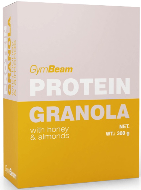 GymBeam Proteinová granola 300 g - med a mandle