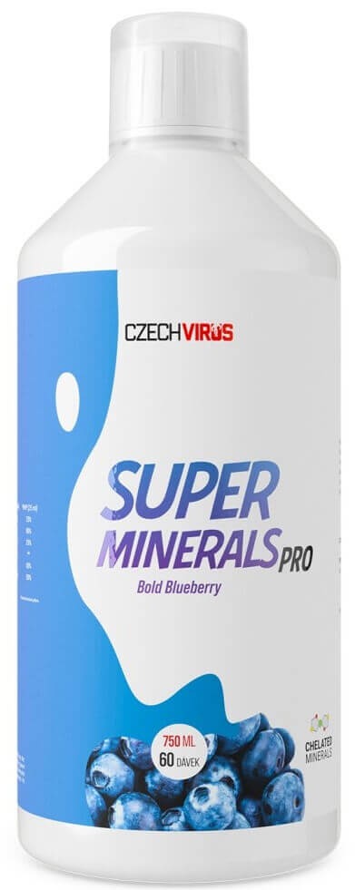 Czech Virus Super minerals pro 750 ml - borůvka