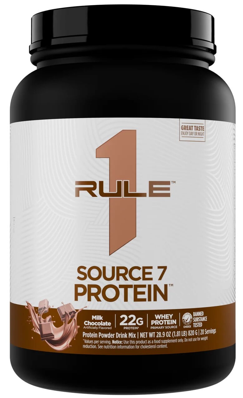 Rule 1 Source 7 protein 820 g - milk chocolate