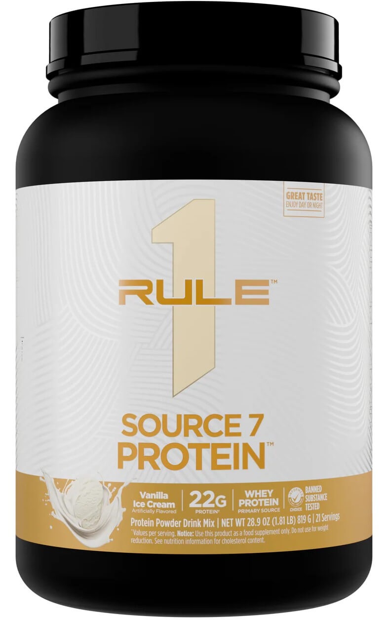 Rule 1 Source 7 protein 819 g - vanilla ice cream