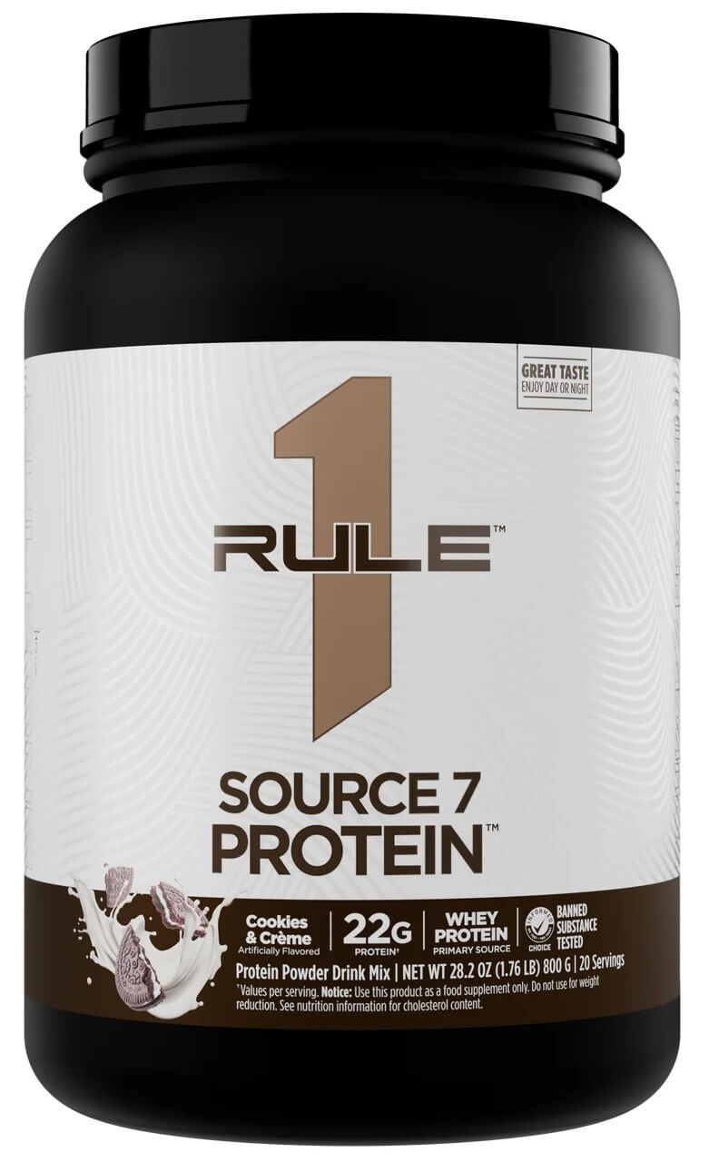 Rule 1 Source 7 protein 800 g - cookies and creme