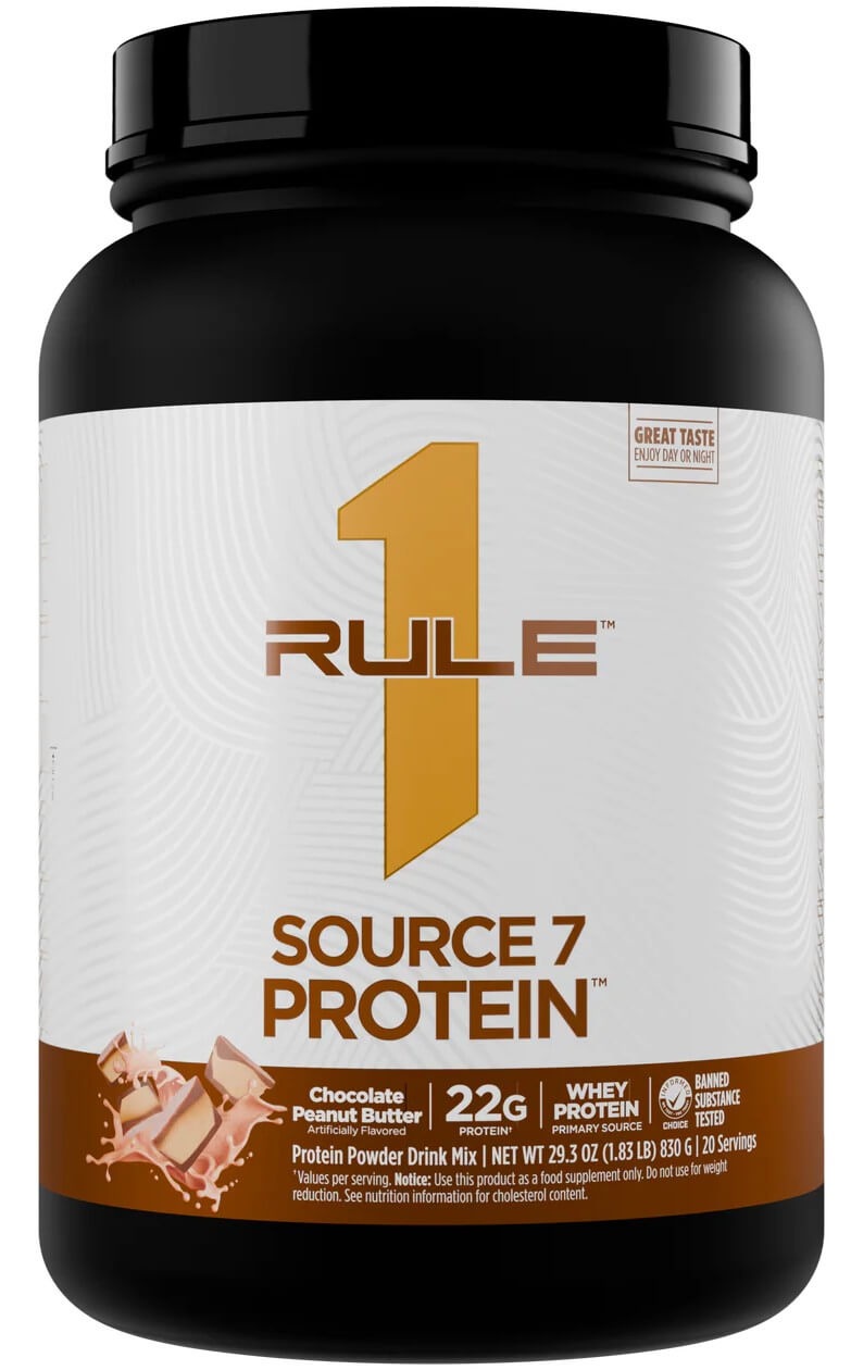 Rule 1 Source 7 protein 830 g - chocolate peanut butter
