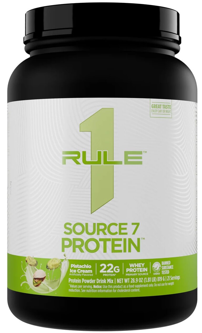 Rule 1 Source 7 protein 819 g - pistachio ice cream