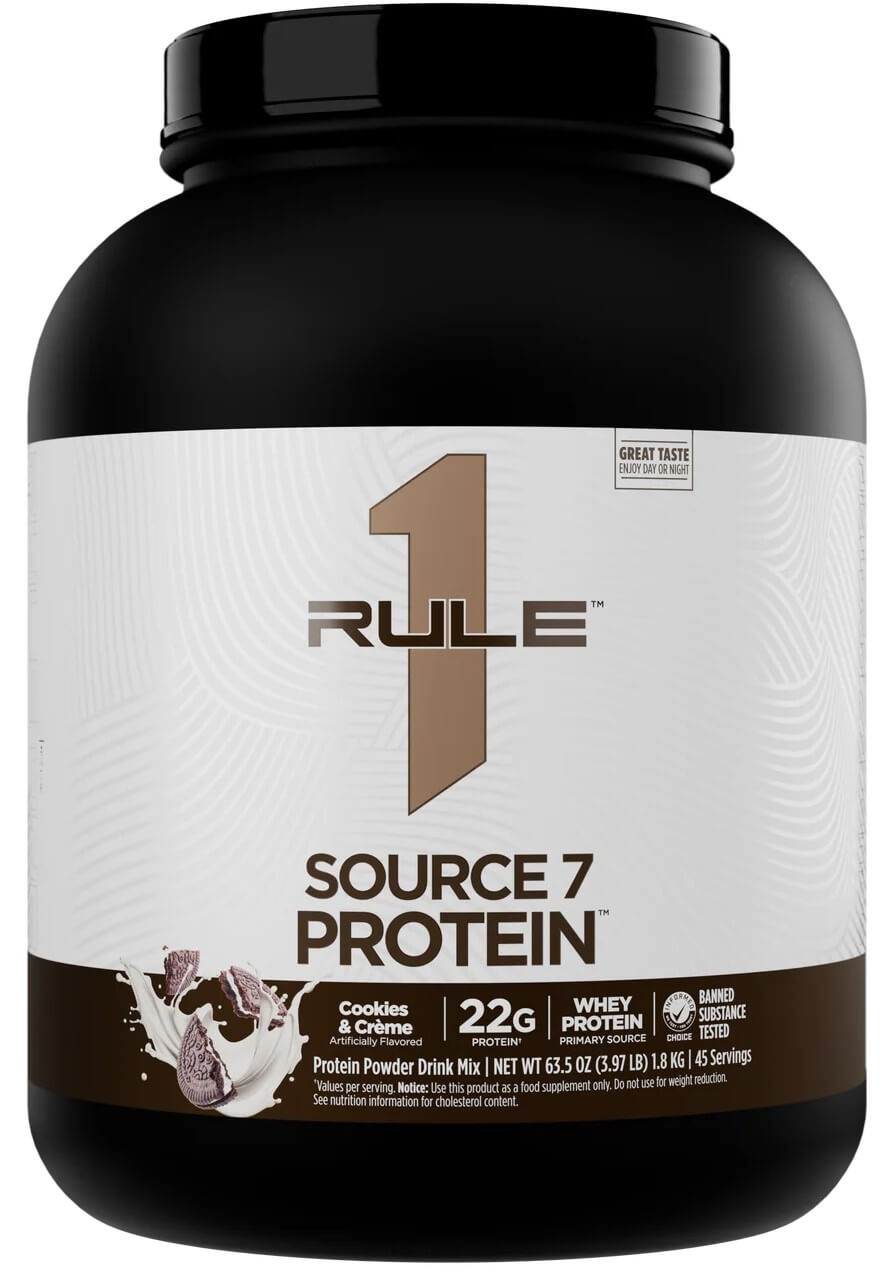 Rule 1 Source 7 protein 1800 g - cookies and creme
