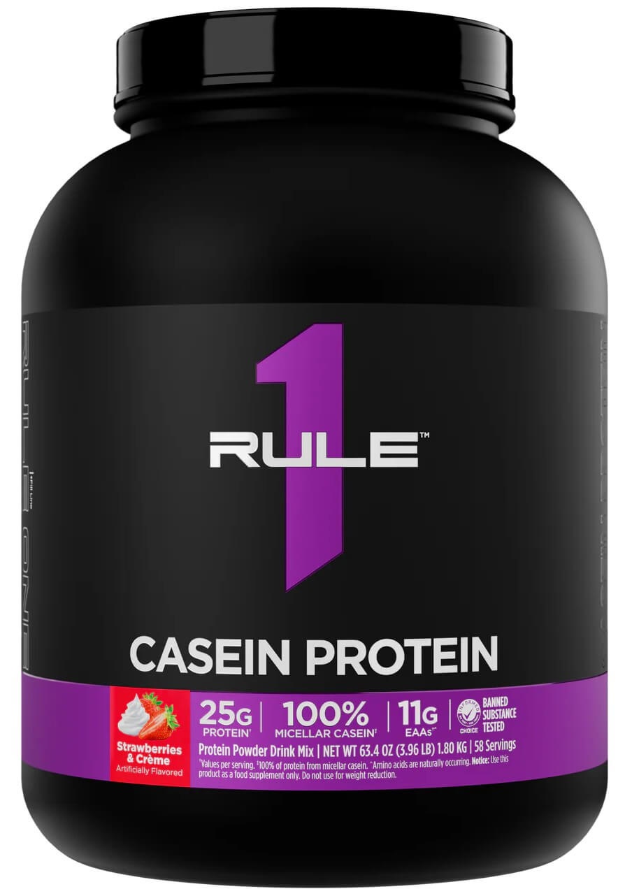 Rule 1 Casein protein 1800 g - strawberries and creme