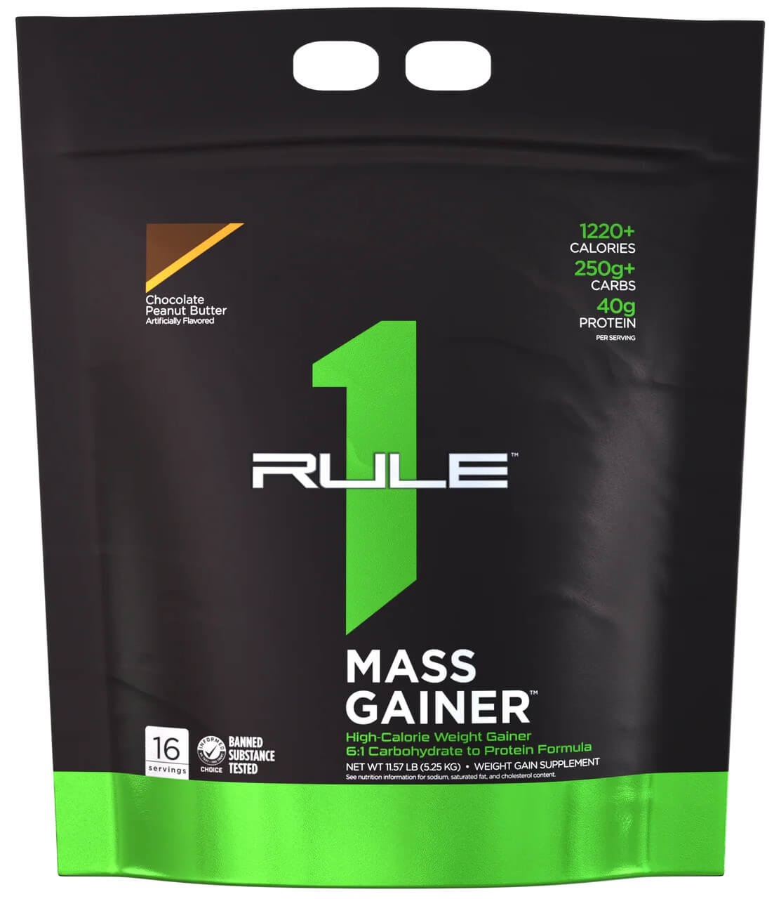 Rule 1 Mass gainer 5250 g - chocolate peanut butter