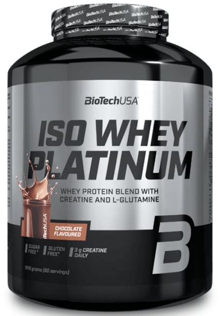 BiotechUSA Iso whey platinum 1816 g - čokoláda