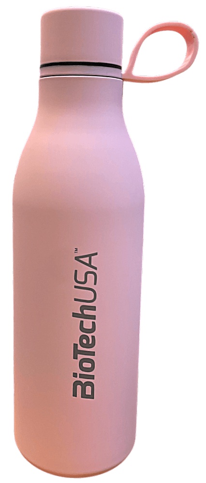 BiotechUSA Láhev z nerezové oceli 500 ml - růžová