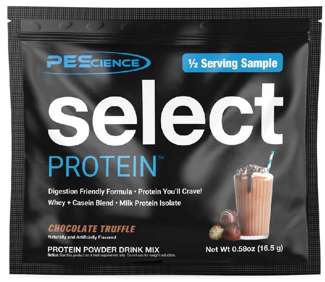 PEScience Select Protein US verze vzorek 16,5 g - chocolate truffle