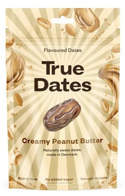 True co. True dates ochucené datle 100 g - arašídové máslo